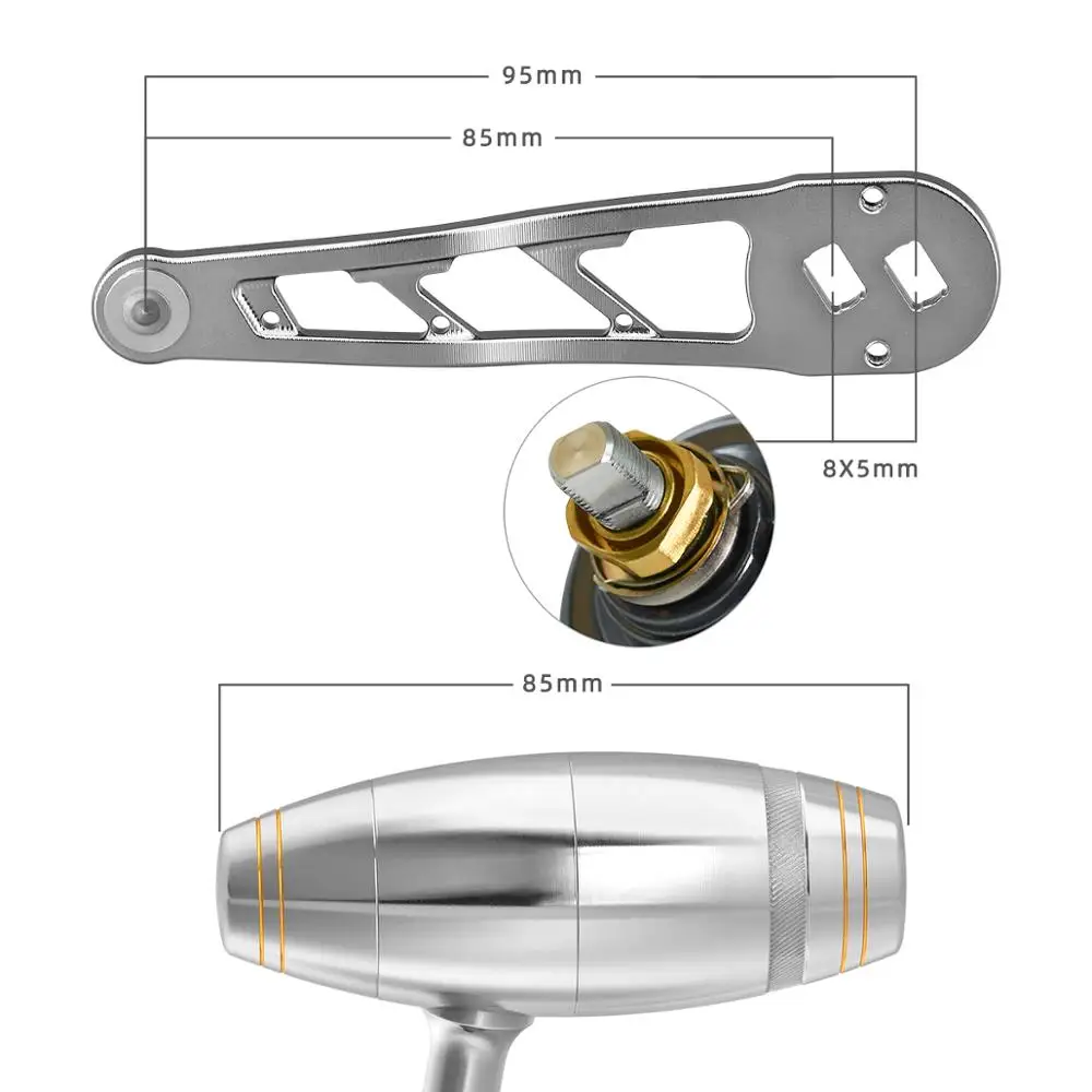 Рычаг мощности Gomexus T Bar для Shimano Jigging Reel Calcutta Conquest Ocea Tranx катушка 85 мм как в описании