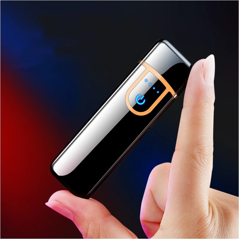 Usb плазменная зажигалка сенсорная Индукционная ветрозащитная электрическая