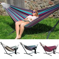 200150cm hamock two person hammock camping thicken swinging chair outdoor hanging bed canvas rocking chair not with hammock