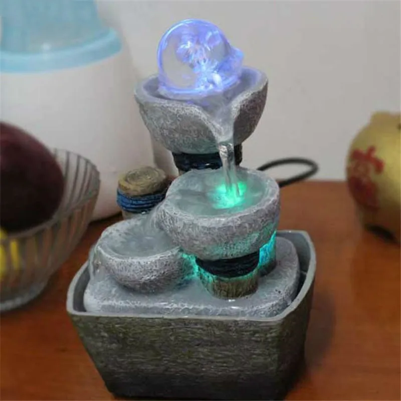 Небольшие источники воды дома Украшение колеса Feng Shui источник из декор для