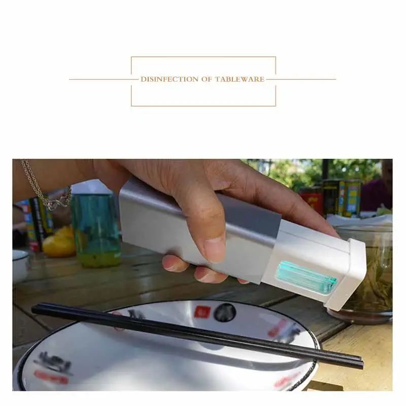 

Portable UV Disinfection Lamp Handheld USB Rechargeable Sterilization Light Led Flashlight For Nursing Bottle Mask Tableware