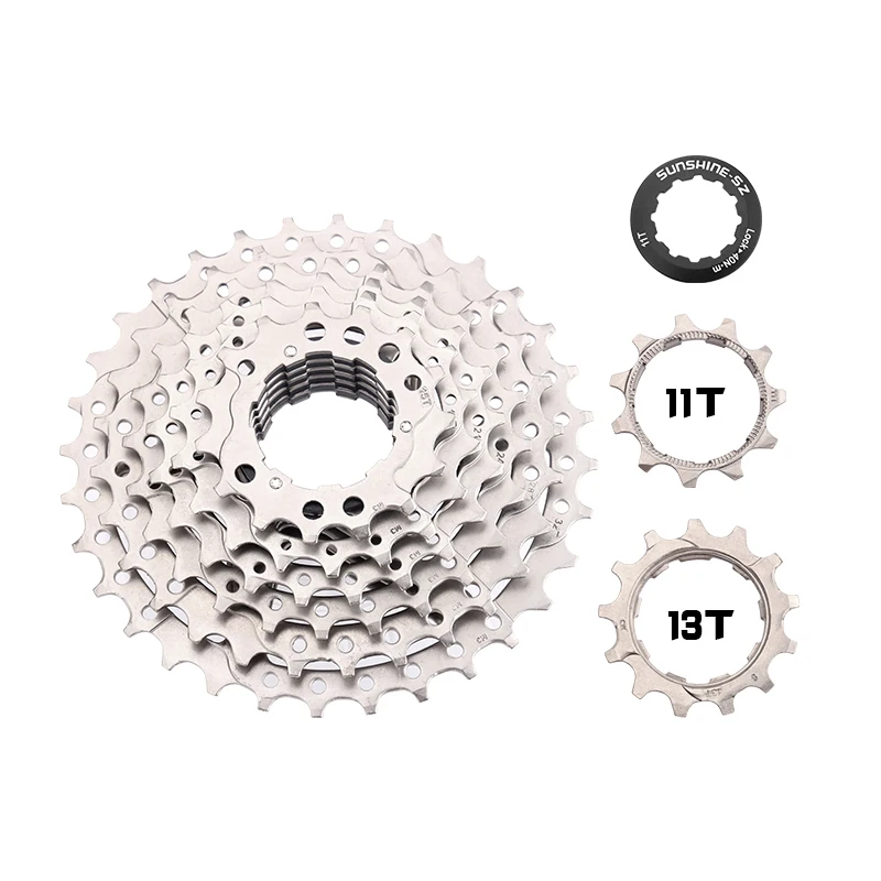 Велосипедный маховик SUNSHINE для горного велосипеда кассета Shimano SRAM HG K7 8/9/10/11/12