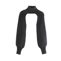 2021 fashion %ef%bd%97omen turtleneck sexy short sweater vintage long sleeve arm warmers female pullovers spring chic tops streetwear