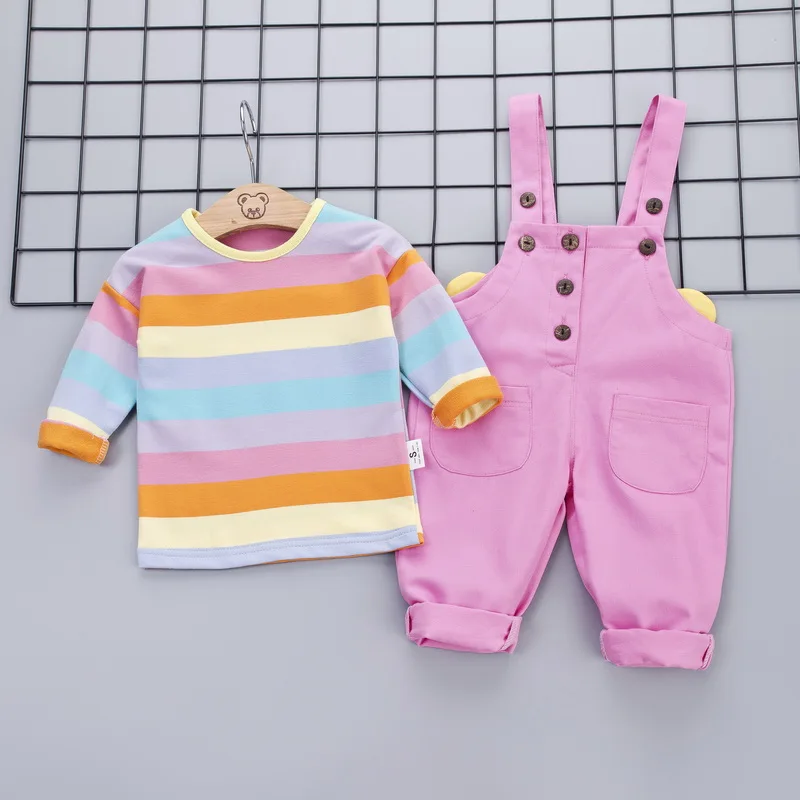 HYLKIDHUOSE/комплекты осенней одежды для малышей комплекты маленьких девочек