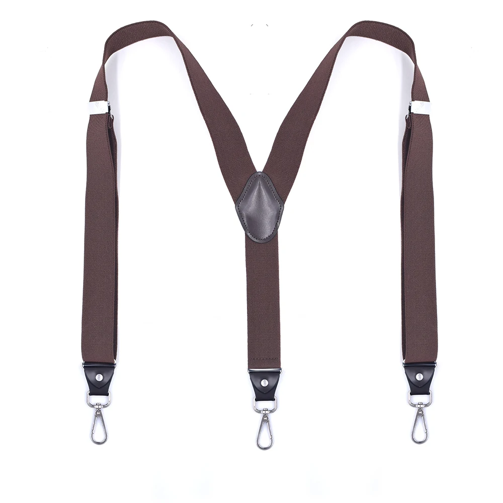 Сверхмощные Регулируемые Эластичные Подтяжки Для Мужчин С Поворотными Крючками