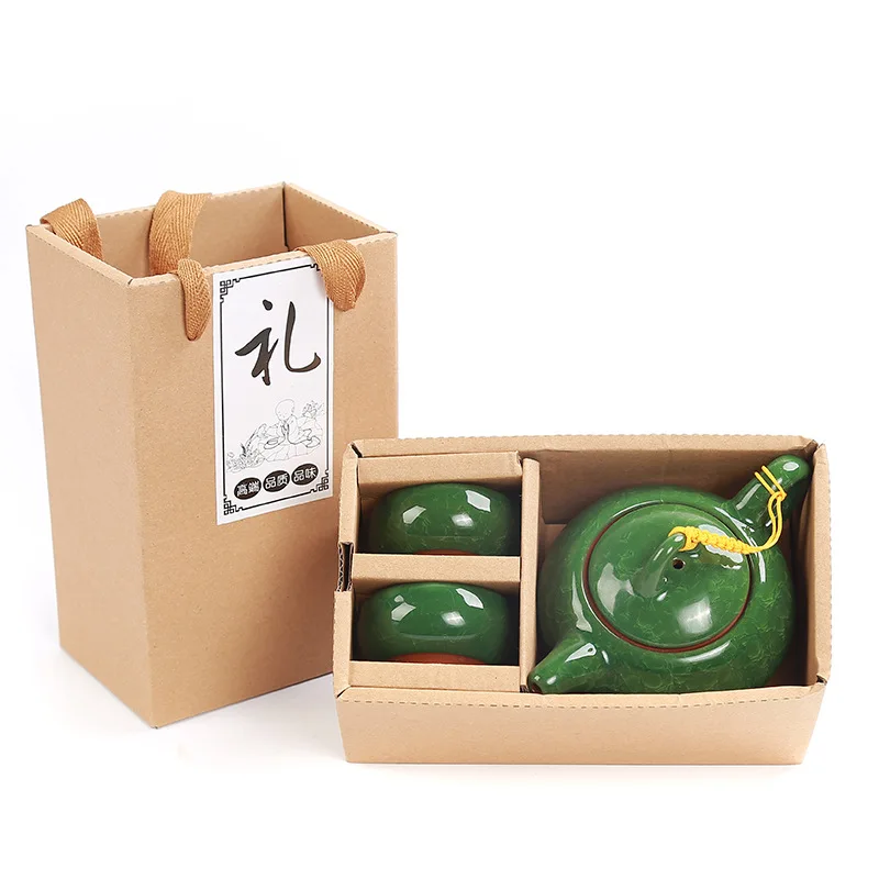 Портативный китайский чайный набор кунг фу для путешествий улицы офиса простое