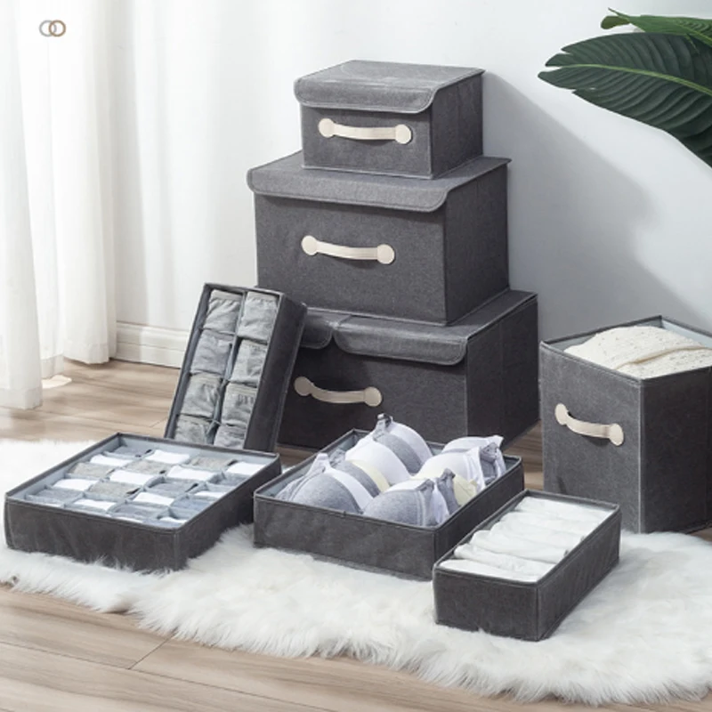 

Bra Storage Box Underwear Sorting Box Panty Socks Compartment Storage Box Drawer Organizer Home Storage and easy to carry