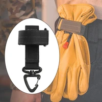 3pcs multi purpose glove hook outdoor hanging buckle tactical gloves climbing rope storage buckle camping tools