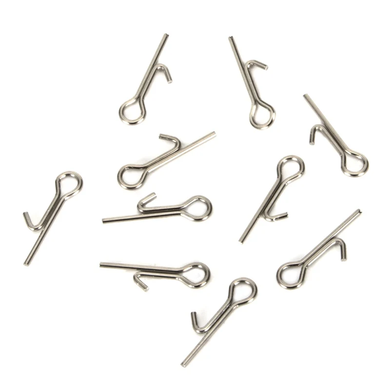 100PCS/Lot 19mm Fishing Hook Bait Stinger Spike Connecting Pins Barbed jig hook Carp Jig Head Soft Lure fishing Tools | Спорт и