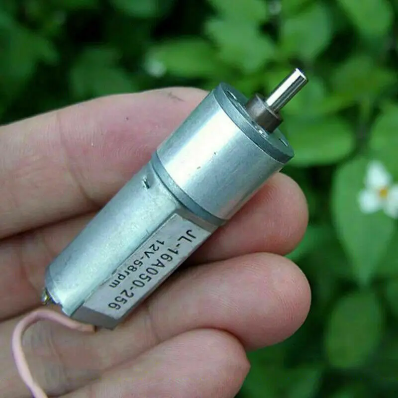 DC 6V 9V 12V 58RPM Micro Mini 16mm полностью Металлическая шестерня редуктора двигателя