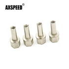 AXSPEED 4 шт. металлические гайки 12 мм Ступица колеса адаптер удлинитель с шестигранным приводом 15 мм20 мм25 мм для Traxxas TRX-4 Axial SCX10 110 Радиоуправляемый автомобиль