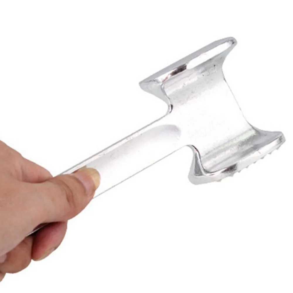 

1Pc Aluminium Alloy Meat Tenderizer Mallet Loose Meat Hammer Double Side Beaf Steak Pounder Tools Kitchen Accessories
