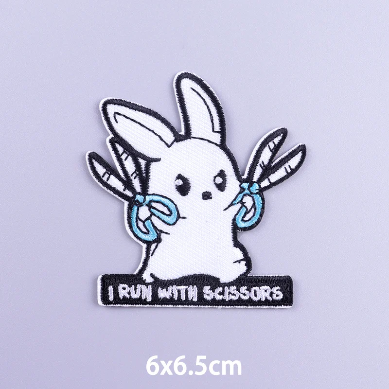 Забавные мультяшные/Животные патчи вышитые для одежды термоклейкие на одежду |