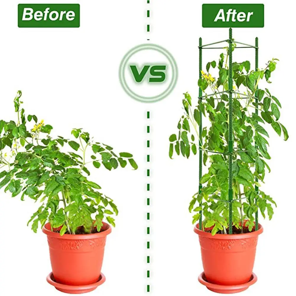 12 штук стержня поддержки растений фиксированный соединитель Скоба для