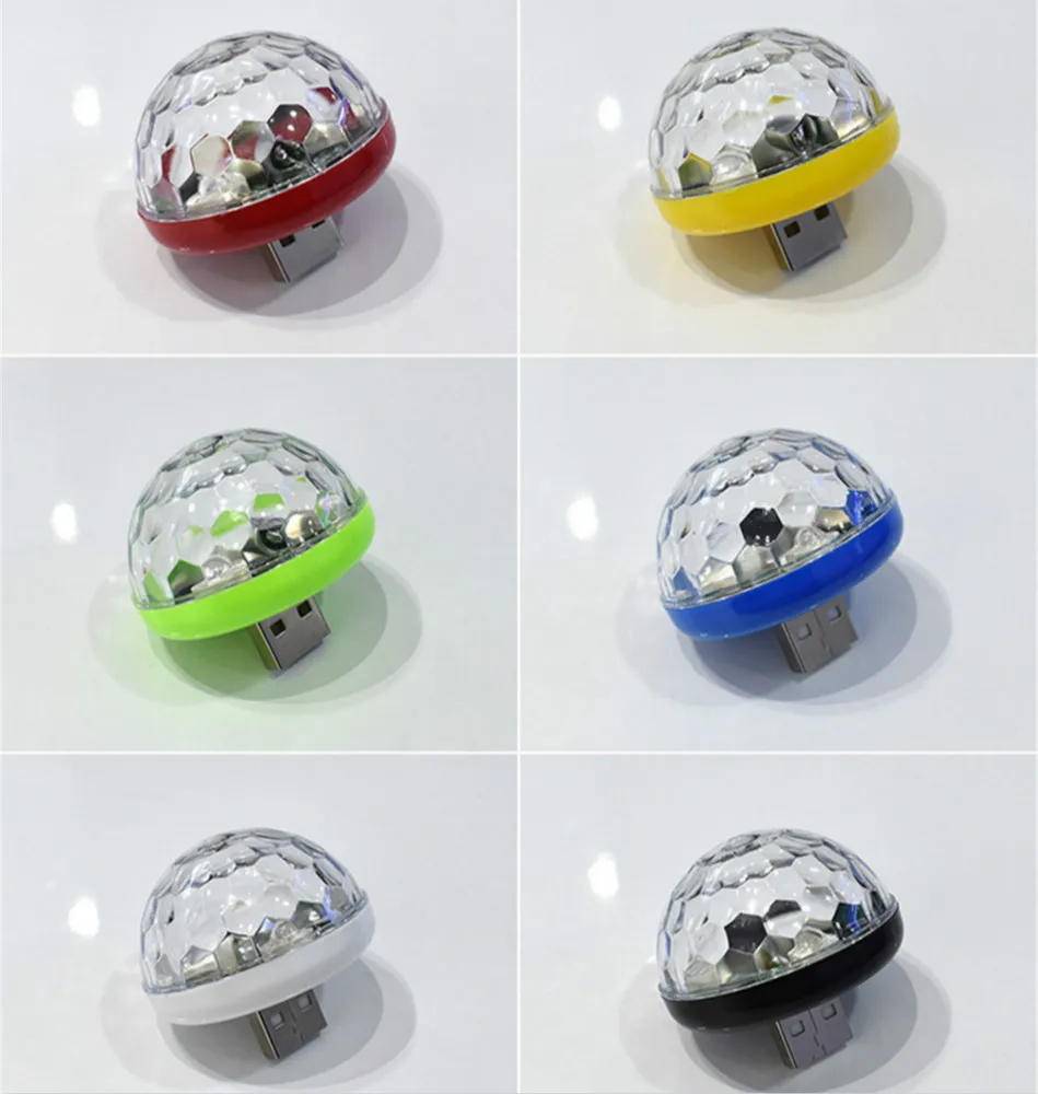 CARCTR светодиодный USB автомобильный атмосферный светильник DJ RGB Мини Красочный музыкальный звуковой контроль лампа интерьерная Автомобильная декоративная лампа окружающий светильник