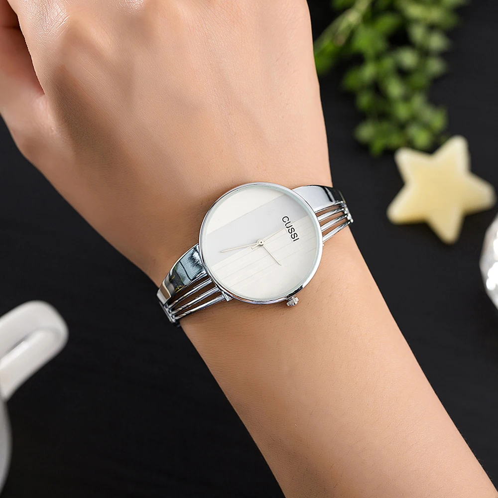 

Top Brand GUSSI Bracelet Ladies Watch relojes mujer Stainless Steel Casual Fashion Women's Wristwatches Women Clock relogios