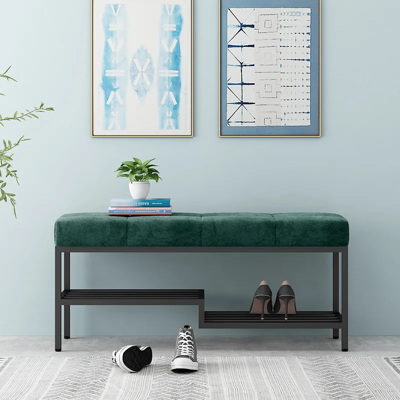 

Shoe rack living room furnitu Modern shoe cabinets shoe stool for entry home Simple iron art Shoe rack for hallway bench shoes