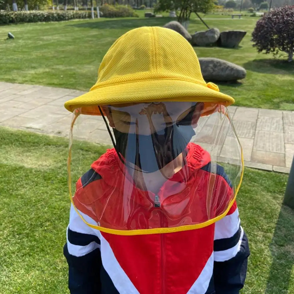 

Kids Fishing Hat Windproof Fisherman Breathable Anti-Fog Anti-Particle Hat Detachable Sun Hat For Outdoor