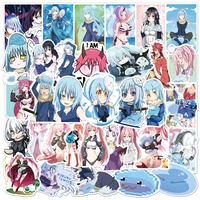 103050pcspack that time i got reincarnated as a slime anime stickers for laptop waterproof pvc stickers set decals kids toys