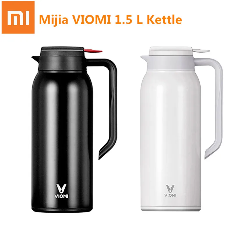 Xiaomi mi jia VIO 1 5 л чайник термос чашки из нержавеющей стали Вакуумная 24 часа колба для