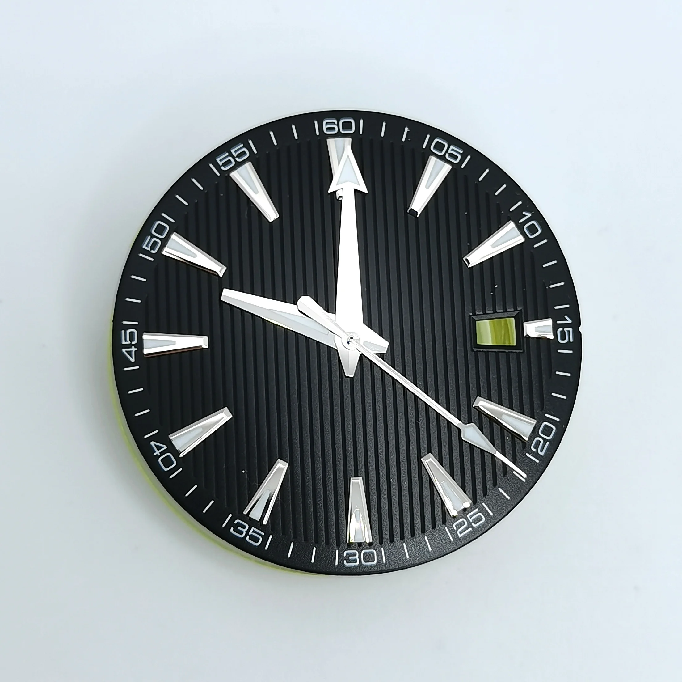 Watch Part 33.5MM Green Luminous Dial And Hands Fit NH35 Miyota8215 8200 Automatic Movement