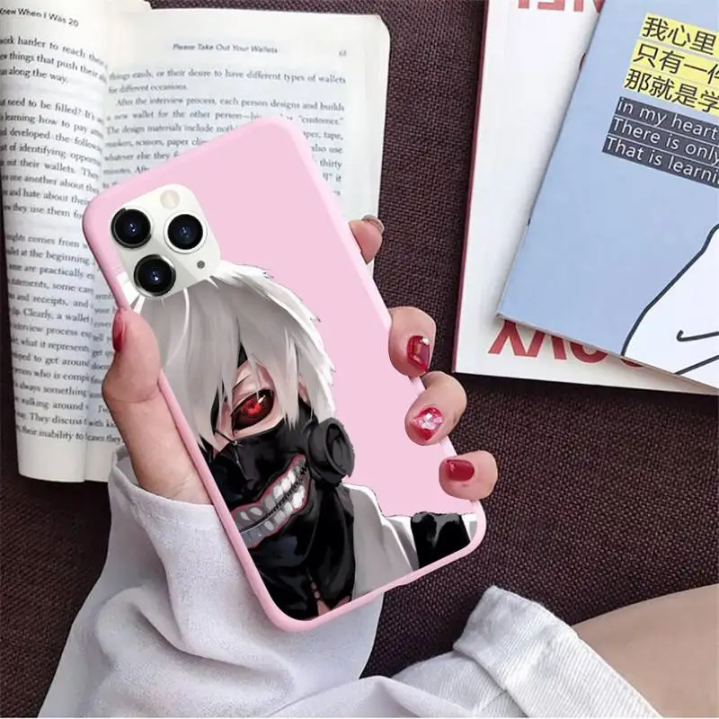 

Tokyo Ghoul Japan Suave Phone Case Candy Color for iPhone 11 12 pro XS MAX 8 7 6 6S Plus X 5S SE 2020 XR