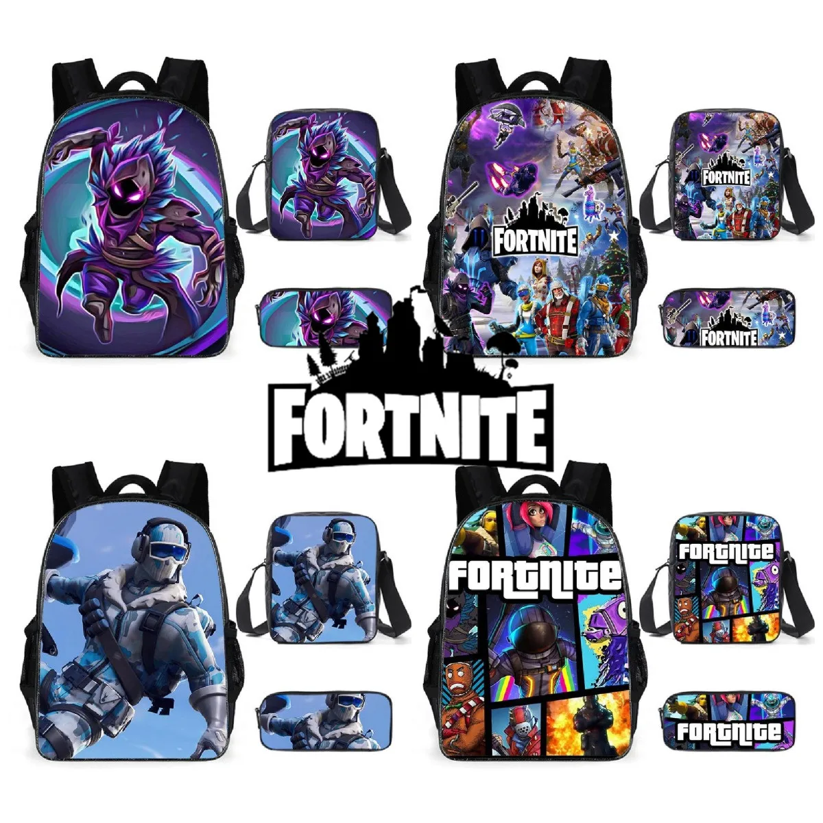 

FORTNITE Battle Royale Backpack Victory Children's 3D Cartoon Schoolbag For Primary School Comfortable Laptop Backpack Unisex