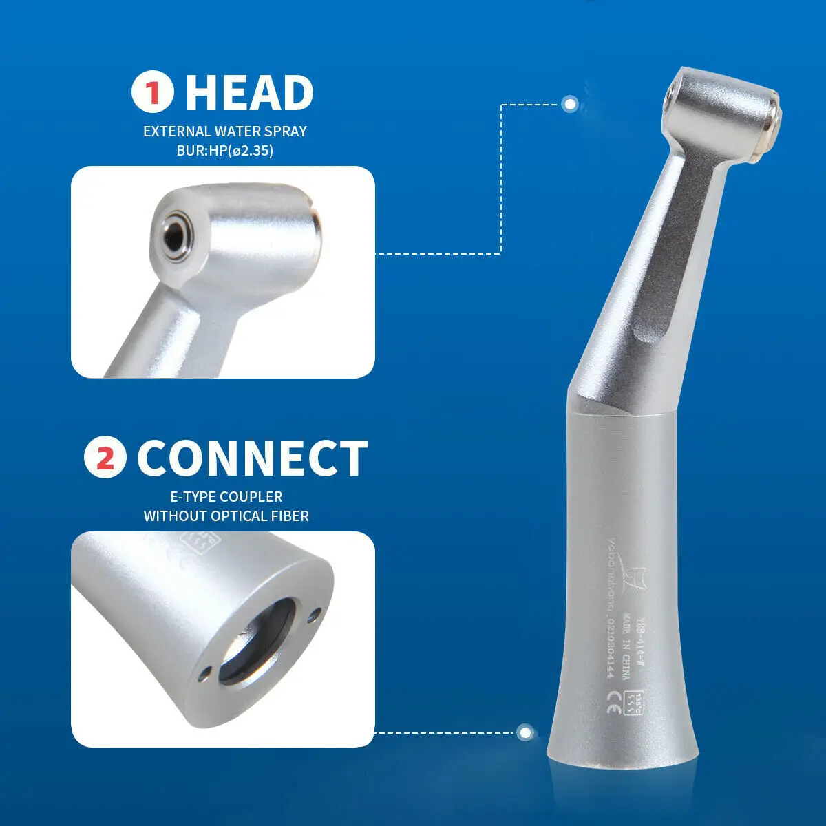 Стоматологическая медленная низкоскоростная контрастная фототурбина подходит