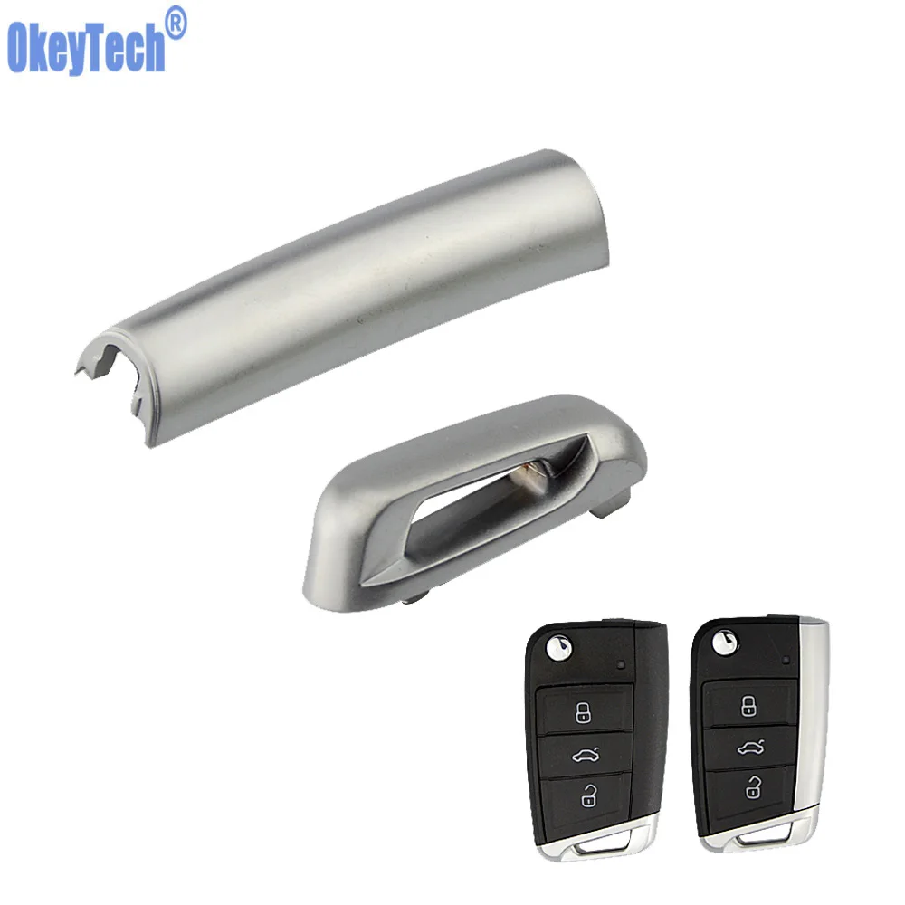 Корпус автомобильного ключа OkeyTech для V W Passat B5 Polo Mk4 Mk5 Mk6 Mk7 Octavia Beetle Caddy Tail