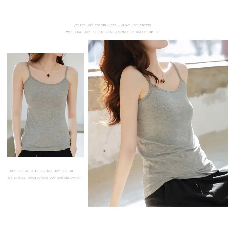 

Vest for Women Summer Fashionable Slim Fit Korean Style Boyfriend Style Xuan Ya White Suspender Ins New All-Matching Sleeveless