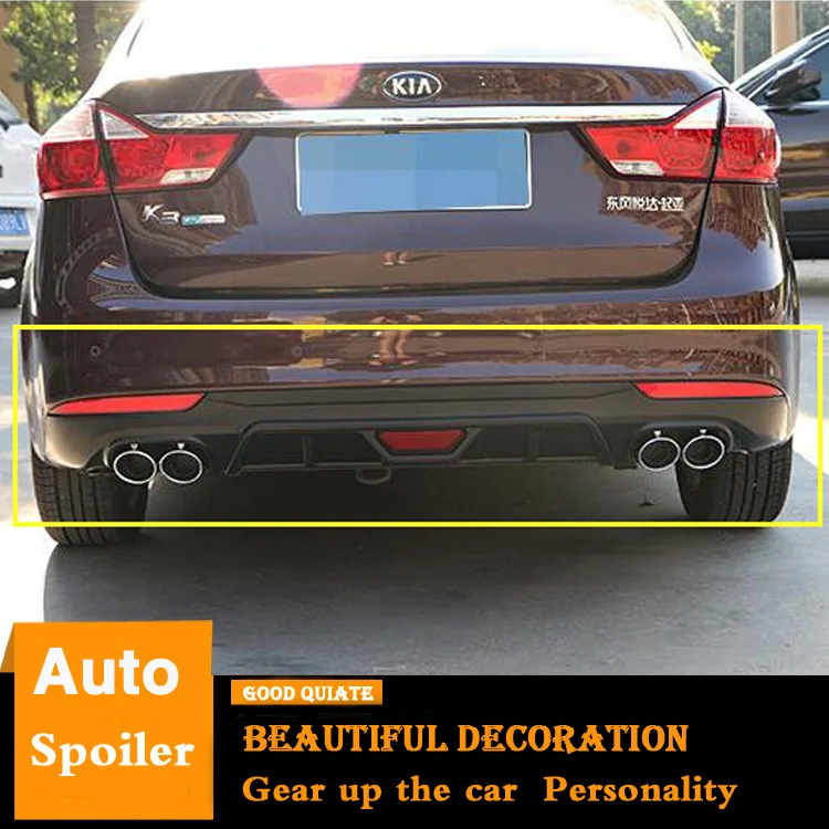 Диффузор для заднего бампера KIA K3 Forte 2016-2018 годов новинка 2017 года комплект корпуса