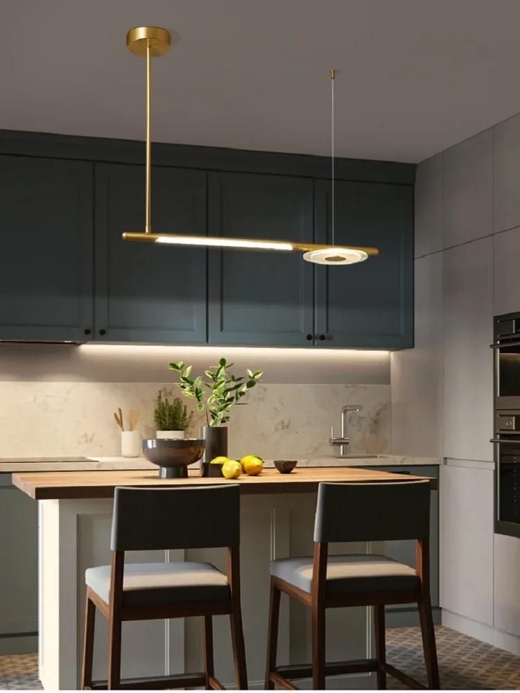 

Brass led pendant lamps dining led lighting kitchen fixture modern pendant light kitchen island gold pendant lamp living room