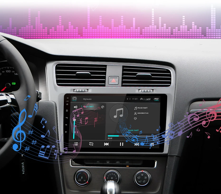 Junsun 2G+ 32G Android 8,1 4G Автомобильный Радио мультимедийный плеер для Volkswagen Golf 7 2013- навигация gps 10,1 ''Авто 2 din без dvd
