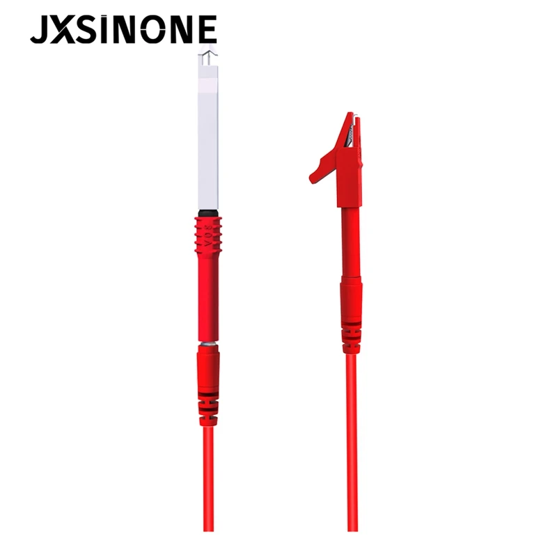 Набор тестовых щупов JXSINONE P1043B с вилкой типа банан 4 мм безопасной иглой для