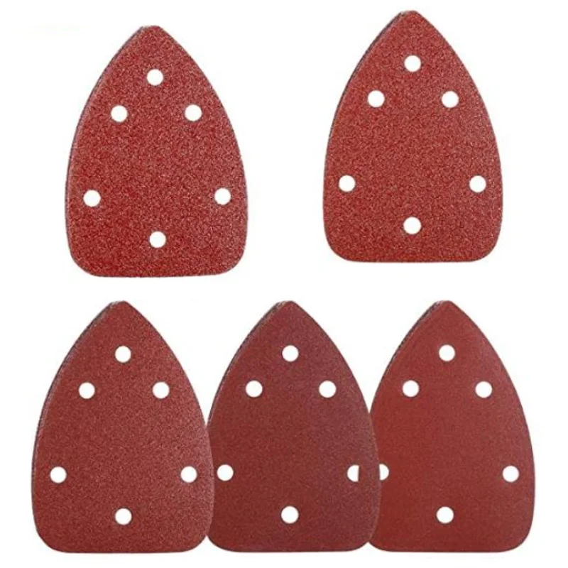 

Triangles-Formed Abrasive Paper,Triangles-Formed Sanding, 120Pieces 24X (P60 / 80/120/180/240), Suitable For All Sanders