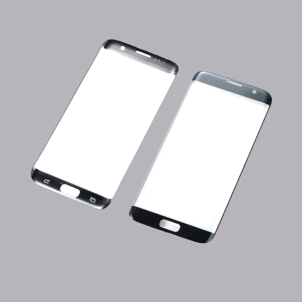 10 шт. стеклянная передняя внешняя панель для Samsung Galaxy S7 Edge G935 G935F ЖК-дисплей