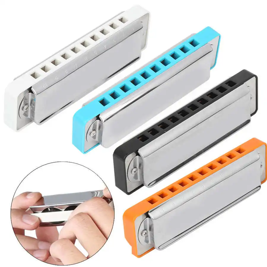 Гармоника Bluetooth с 10 отверстиями мундштук C/Db/D/Eb/F Key из АБС пластика