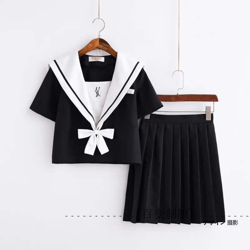 

JK sailor suit embroidery autumn and winter long-sleeved Japanese style uniform school uniform class college wind suit