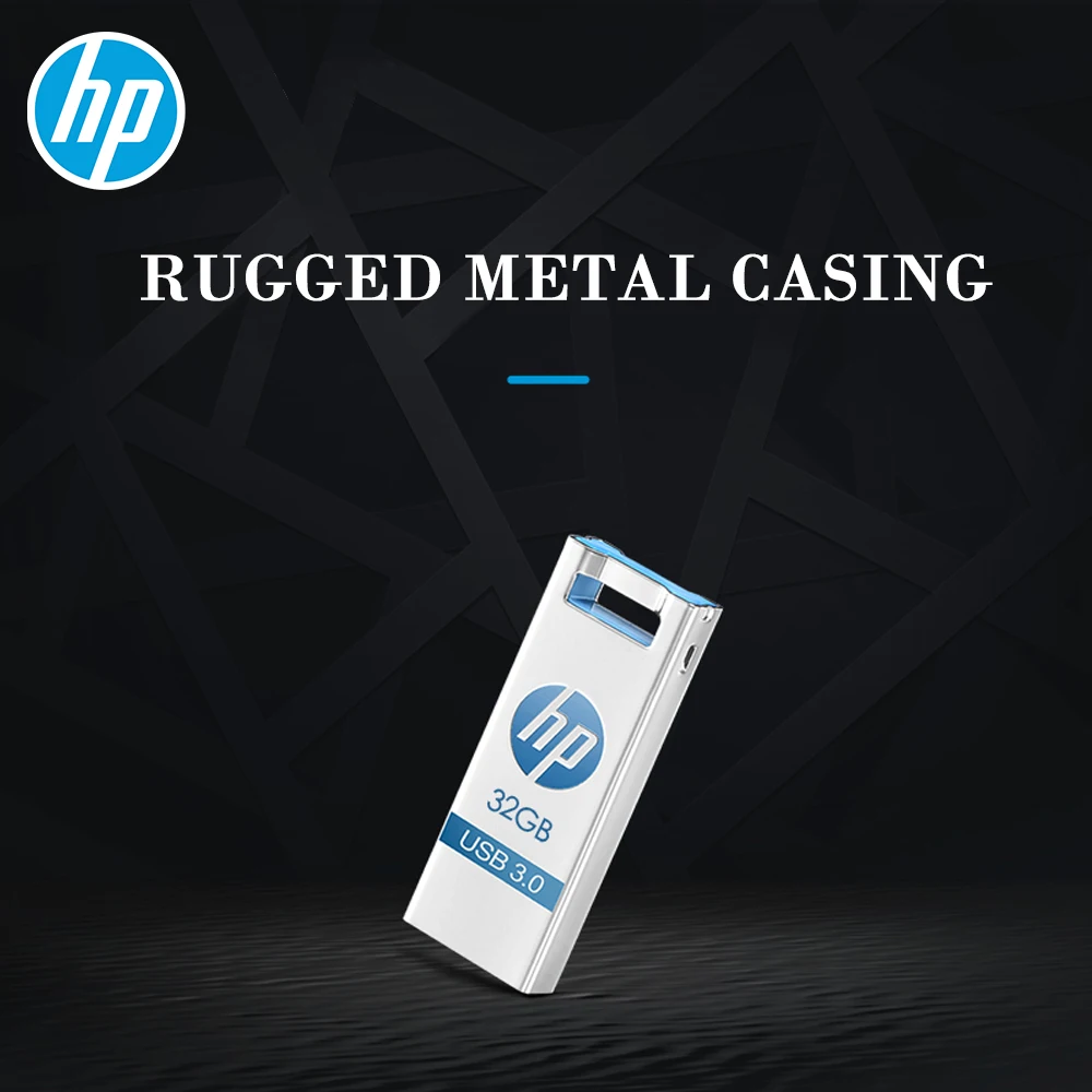Hp мини металлический флеш-накопитель usb 3,0 память 64 Гб металлический флэш-диск 128 ГБ высокоскоростной 32 Гб usb флеш-накопитель Флешка флешка
