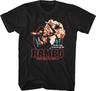 Первый коллаж крови Часть II плакат Rambo футболка унисекс рубашка
