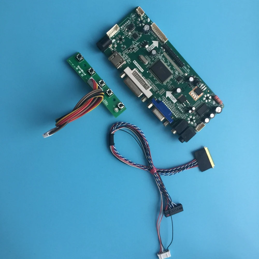 Плата драйвера для ЖК светодиодный Тора 17 3 х900 DVI LVDS VGA HDMI Комплектующие | Комплектующие для ремонта ноутбуков -33046972445