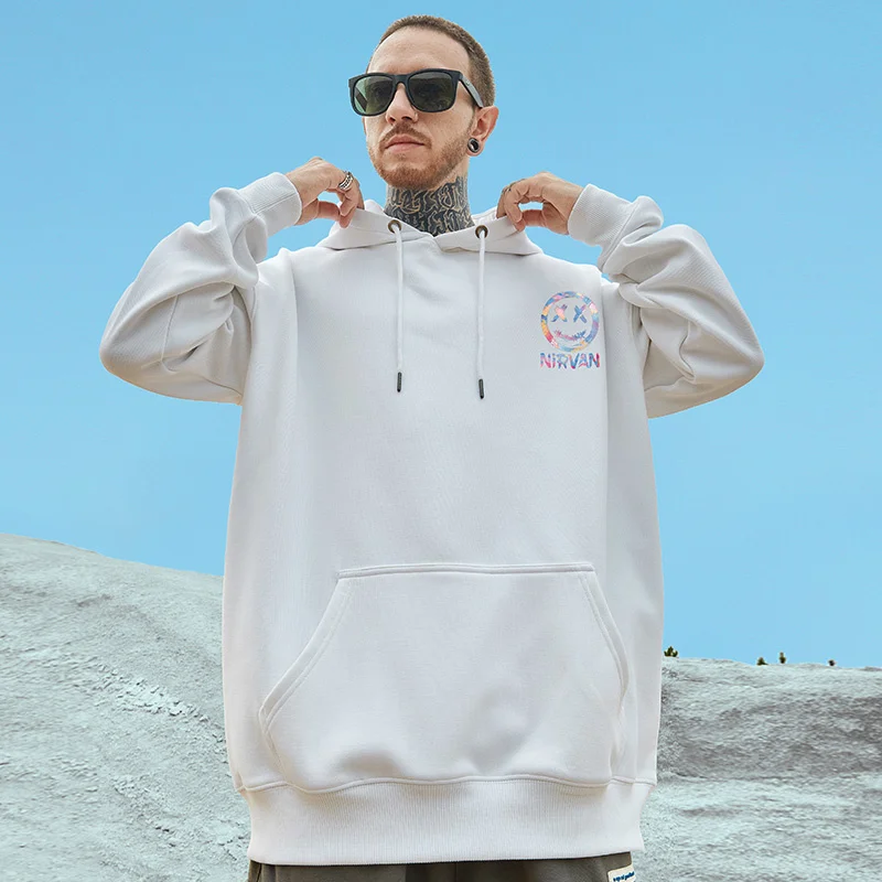 

Oversized Hooded Sweatshirt Men Soft Loose Hoodies Winter Warm Hoodies Long Sleeve Pullover Couple Hoodies Clothes Tops