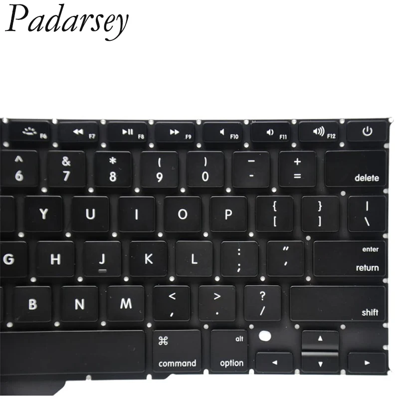 Клавиатура Pardarsey A1398 с подсветкой английская и раскладка подходит для MacBook Pro 15