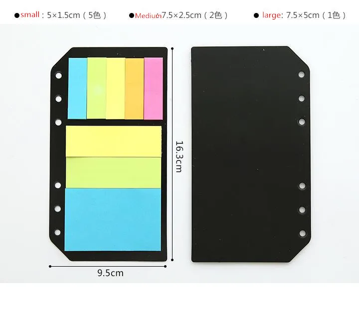 1 шт. B5 A5 A6 бумаги для заметок на клейкой основе планирования расписания 6