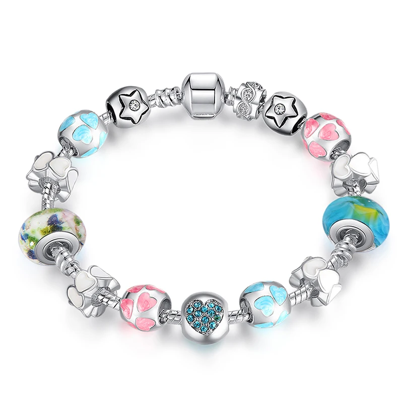 Высококачественный бутиковый браслет jinzeyi из стеклянных бусин для женщин