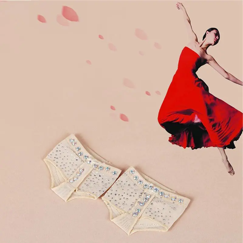 Балетные танцевальные туфли 1 пара яркие эластичные просвечивающие для