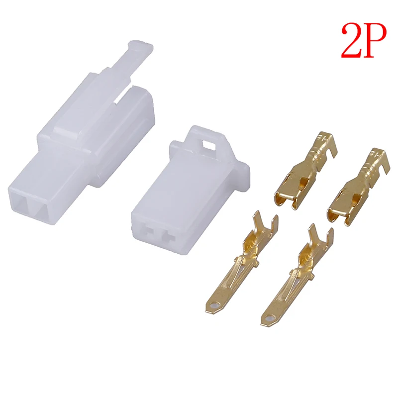 

2.8mm-2/3/4/6/9 Way Connector With Fixed Hook Terminal Male And Female Mating 2P3P4P6P9P For Motorcycle Connector Plug Terminals