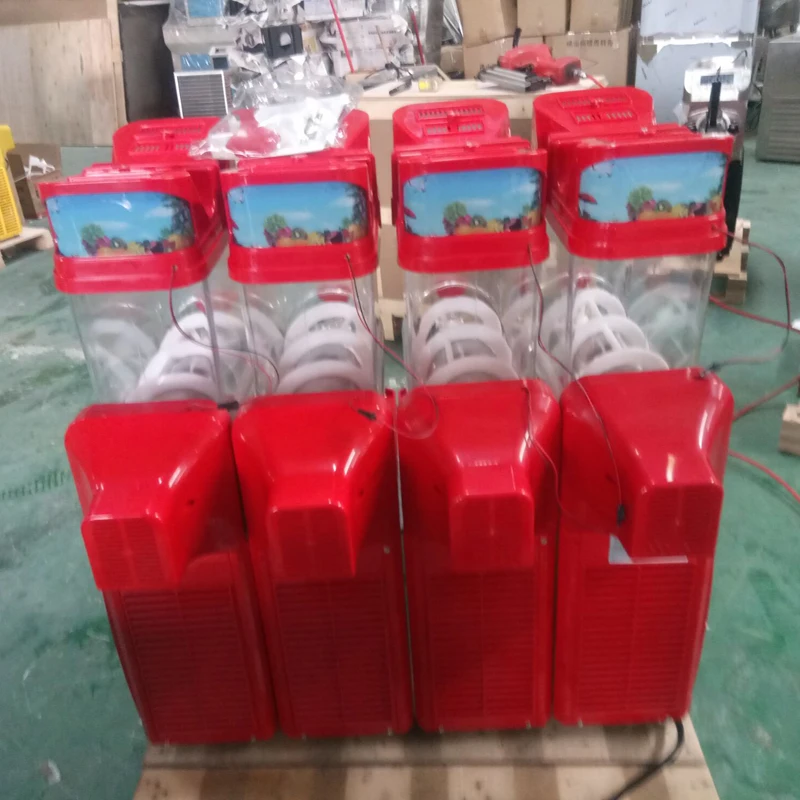 LEIBIN 4 tank Slush машина 15L ледяной Slusher 830 Вт для таяния снега смузи коммерческий |