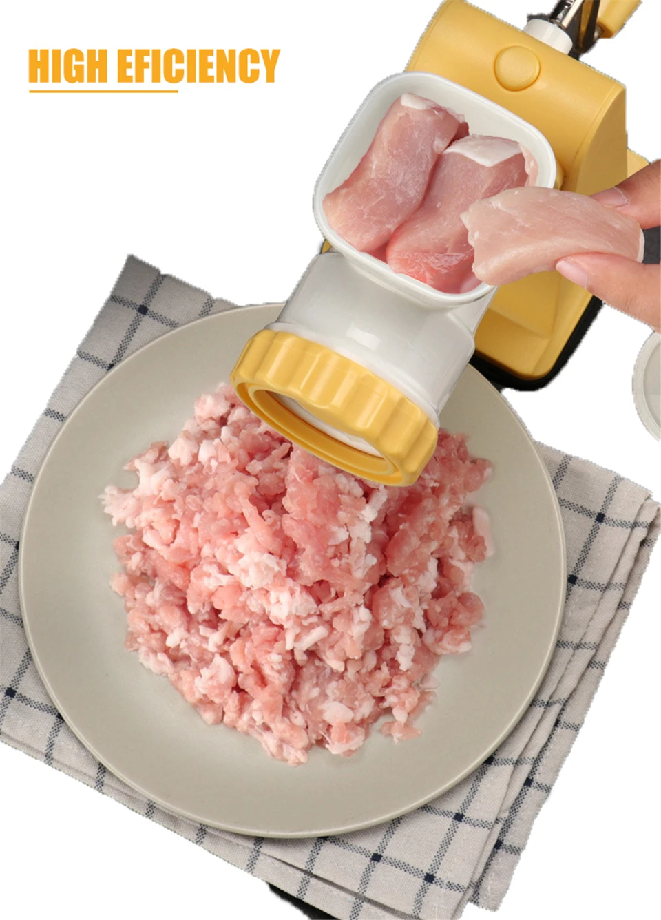 Бытовой портативный ручной мясной многофункциональный измельчитель пищевая дробилка кухонные инструменты из нержавеющей стали кухонный комбайн мясорубка