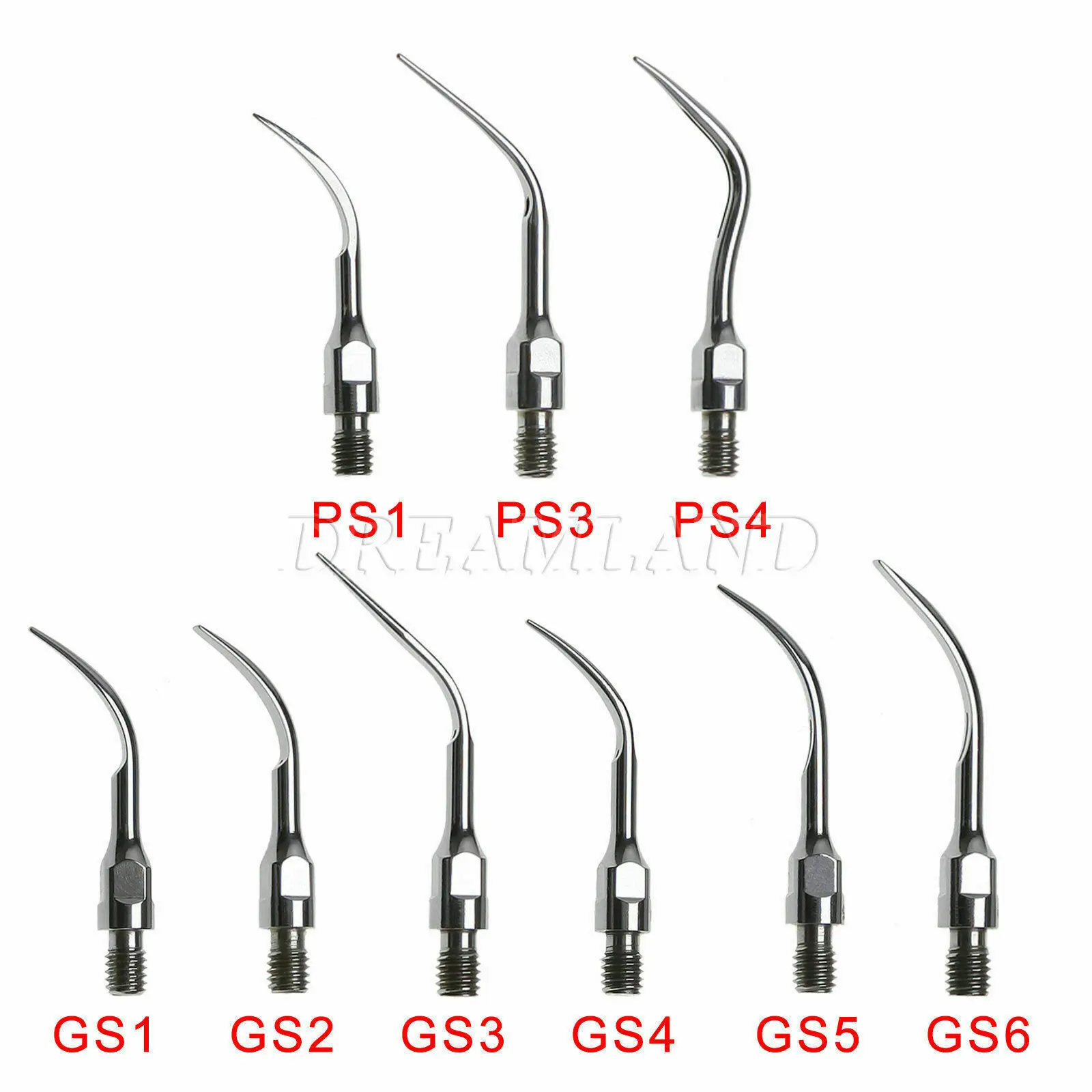 

9pcs Dental Perio Scaling Tips Fit SIRONA Ultrasonic Scaler Handpiece PS+GS